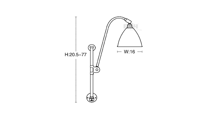 BVH博威灯饰 Bestlite BL 5 Wall Lamp 铁艺弯管壁灯